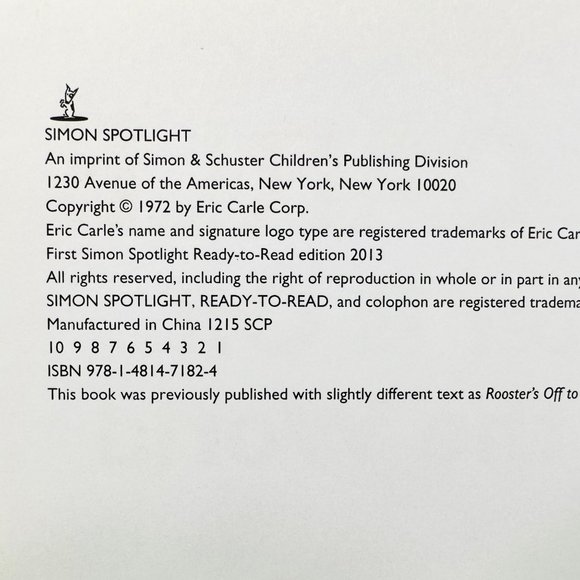 1st Edition Eric Carle Rooster is Off to See the World Paired with a Ty Rooster - Picture 7 of 15